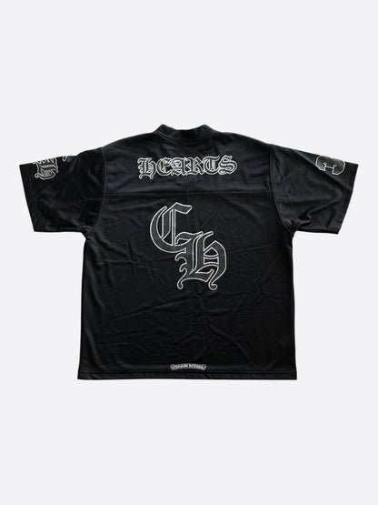 Chrome Hearts Black & White Logo Mesh Jersey