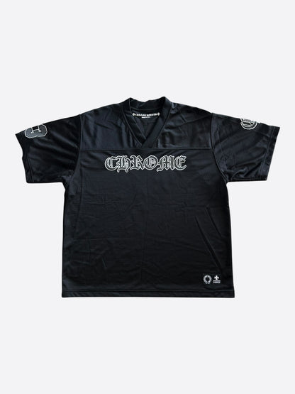 Chrome Hearts Black & White Logo Mesh Jersey
