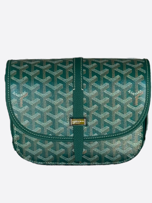 Goyard Green Belvedere Messenger Bag