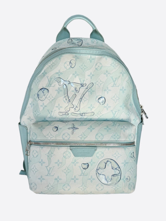 Louis Vuitton Aqua Garden Monogram Discovery Backpack