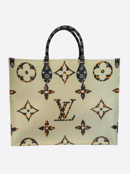 Louis Vuitton Ivory Jungle Monogram OnTheGo GM