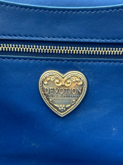 Dolce & Gabbana Blue Quilted Devotion Bag