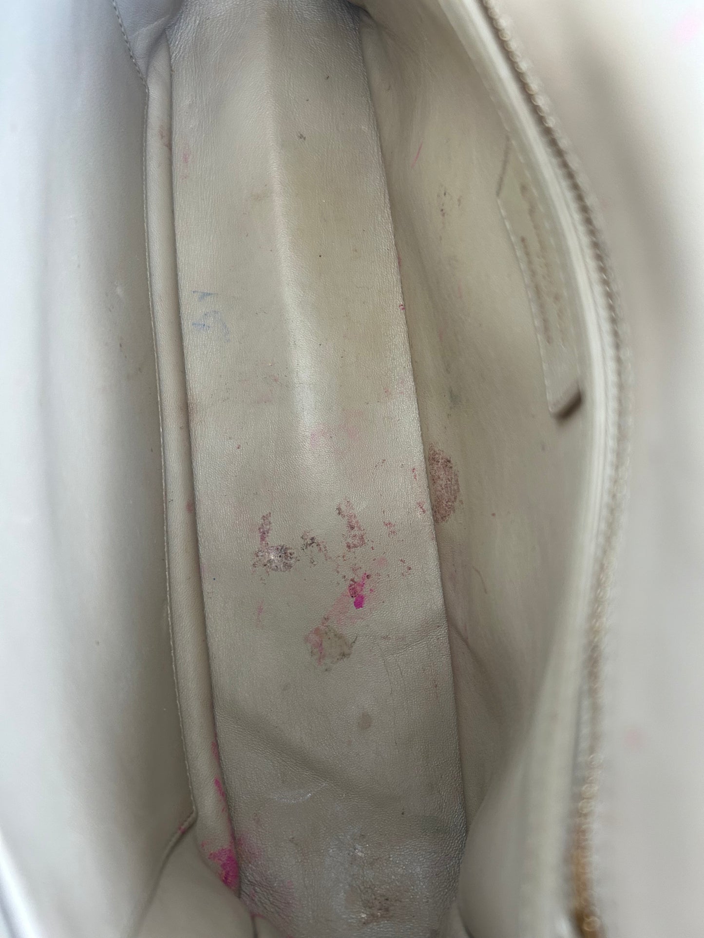 Dior Beige Cannage Caro Large Shoulder Bag