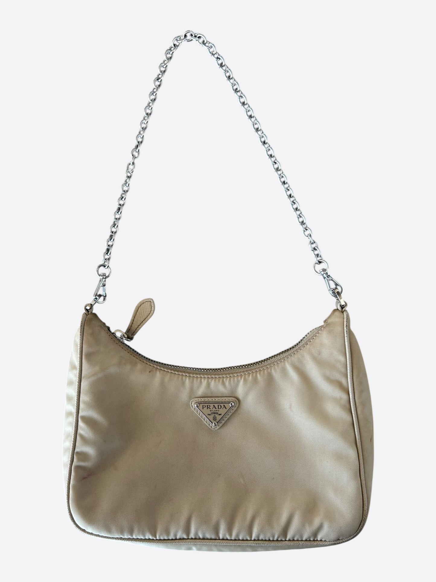 Prada Desert Beige Re-Edition 2005 Nylon Bag