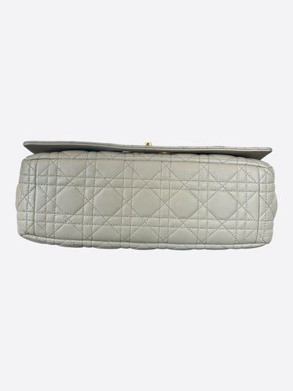 Dior Beige Cannage Caro Large Shoulder Bag