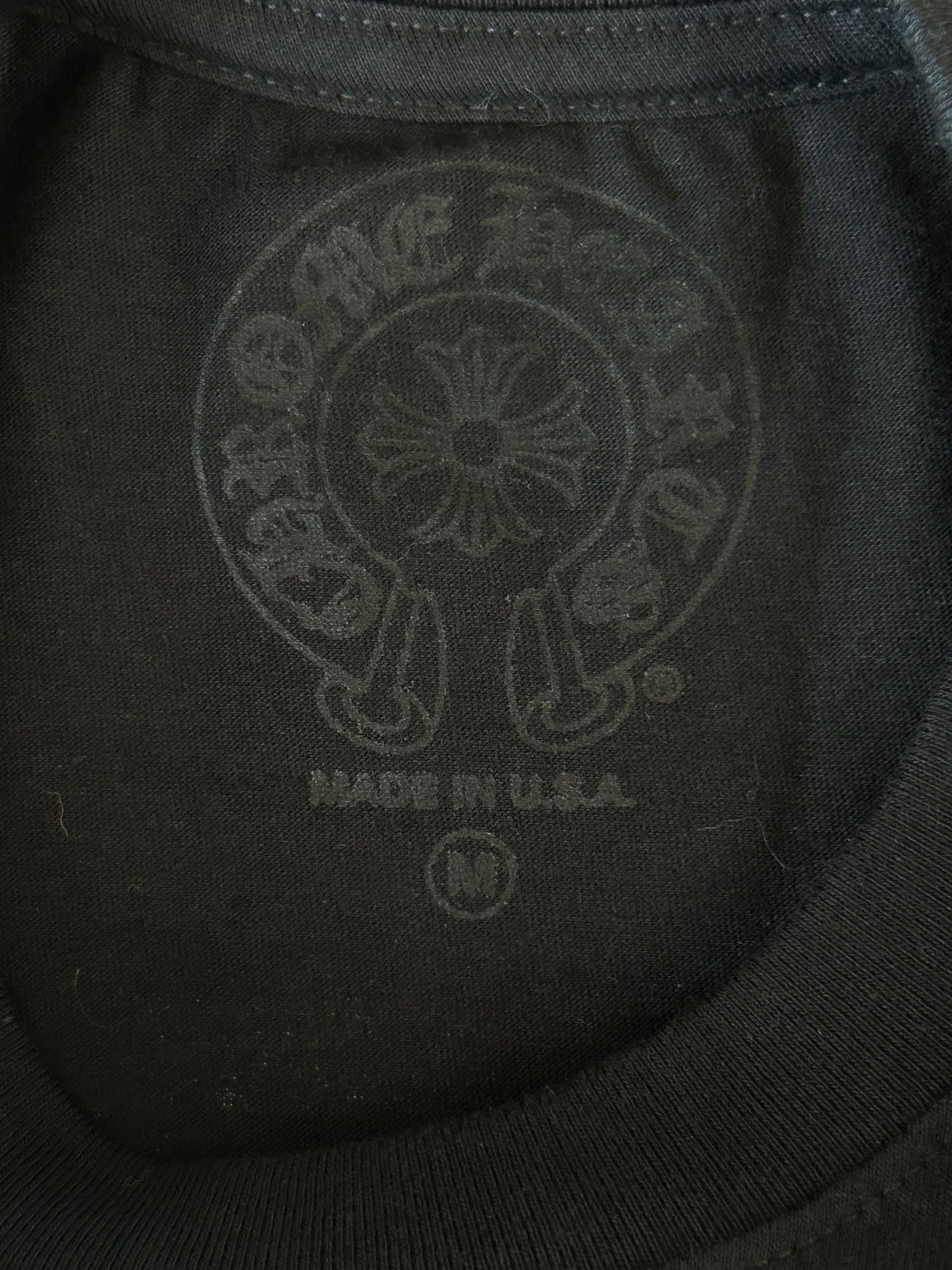 Chrome Hearts Yungblud Black & White Foti Cross Logo T-Shirt