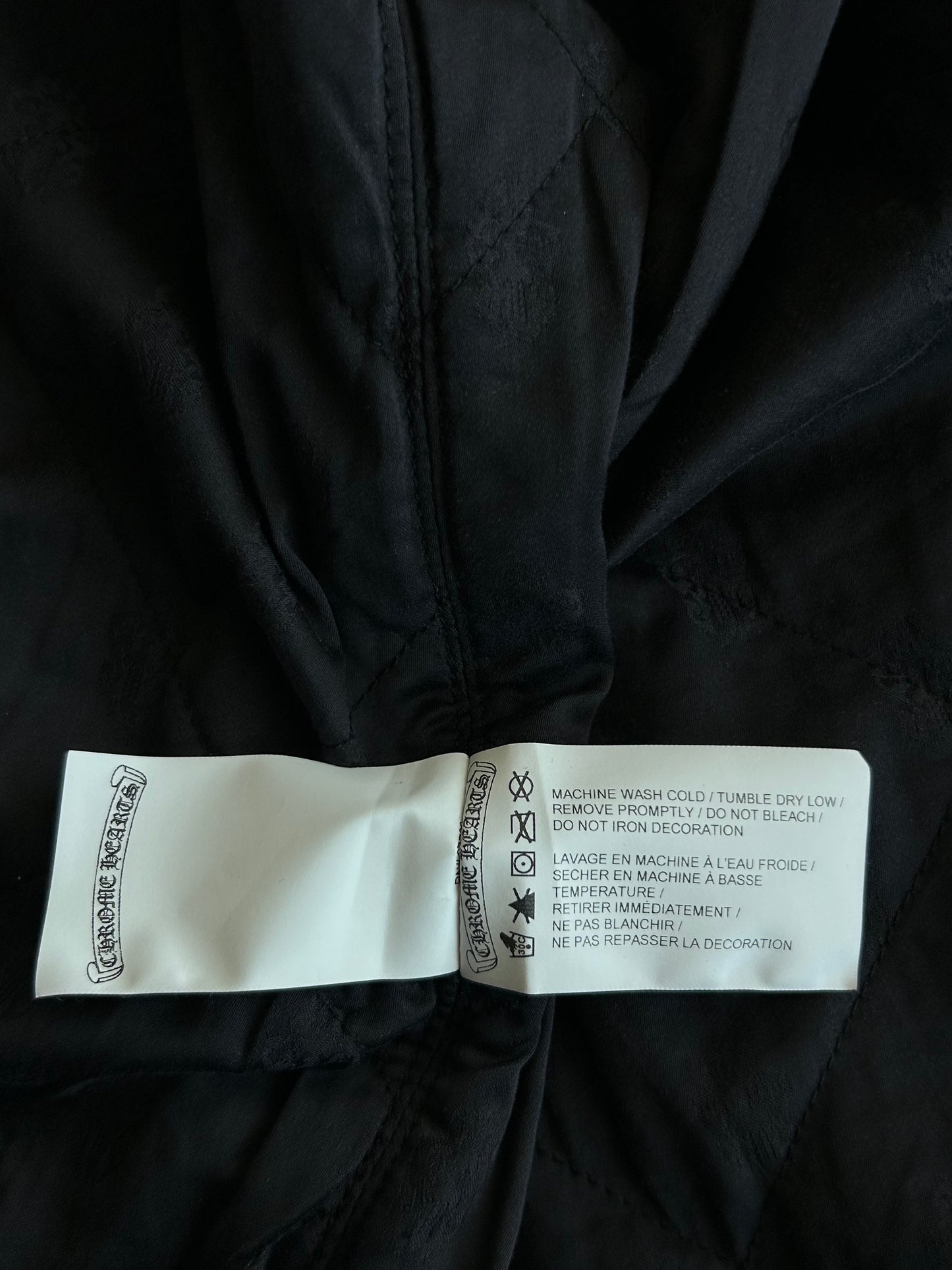 Chrome Hearts Red & White Floral Padded Flannel Jacket