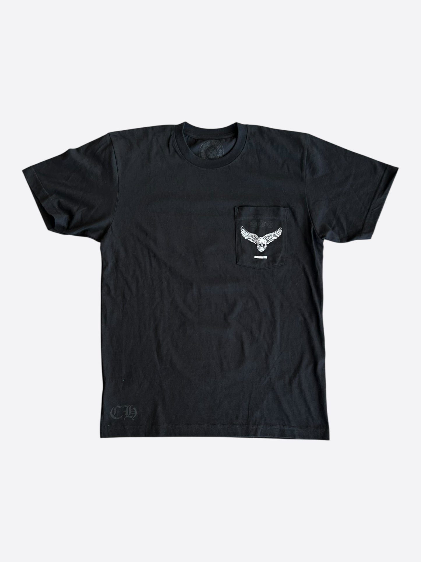 Chrome Hearts Yungblud Black & White Foti Cross Logo T-Shirt