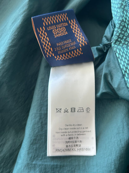 Louis Vuitton Green Damier Hooded Windbreaker