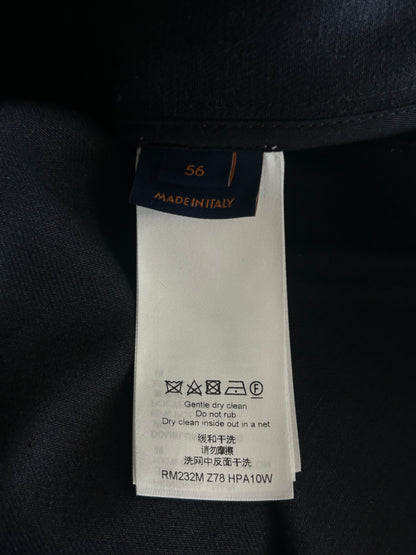 Louis Vuitton Black & Multicolor Graphic Work Jacket