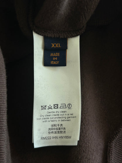 Louis Vuitton Brown Bee Embroidered Hoodie