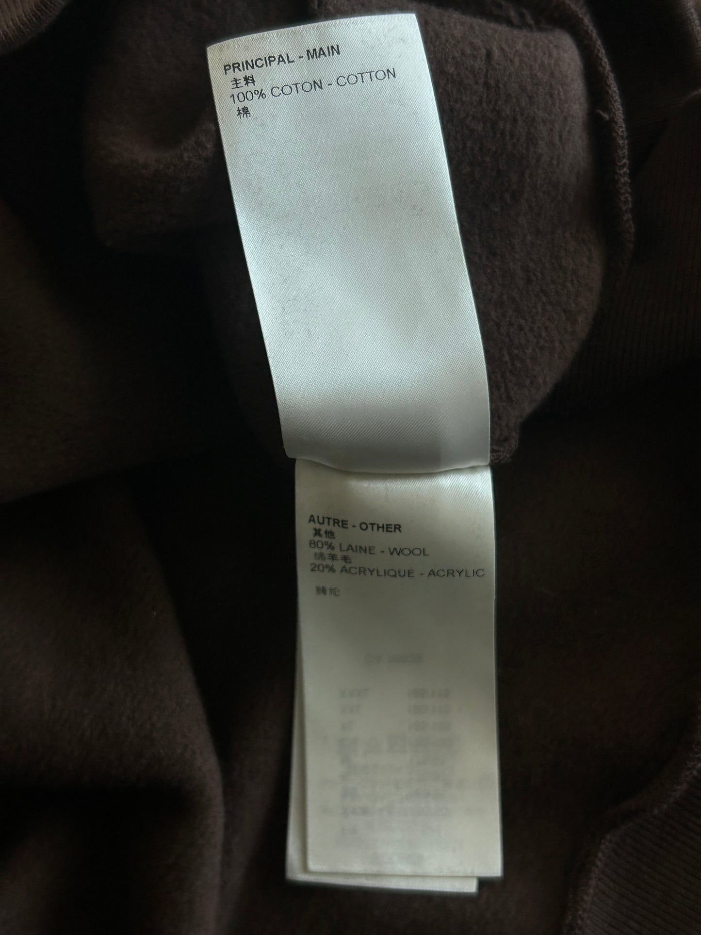 Louis Vuitton Brown Bee Embroidered Hoodie