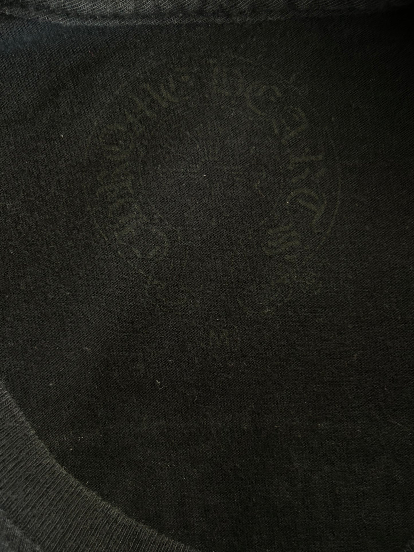 Chrome Hearts Black & White Scroll Logo T-Shirt