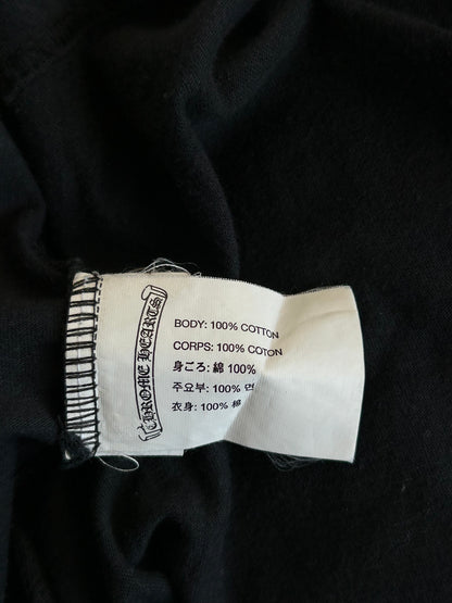 Chrome Hearts Black & White Scroll Logo T-Shirt