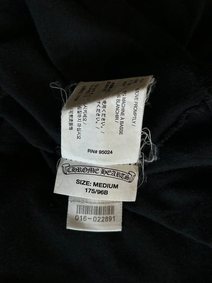 Chrome Hearts Black & White Scroll Logo T-Shirt