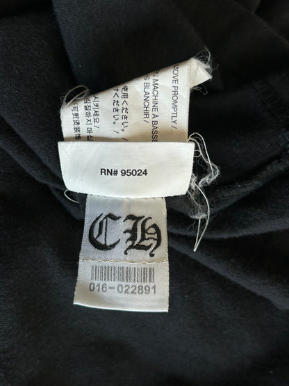 Chrome Hearts Black & White Scroll Logo T-Shirt