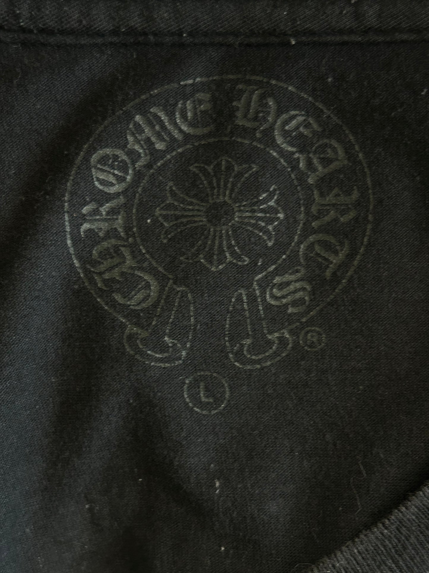 Chrome Hearts Black & White Tokyo Eyechart T-Shirt