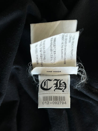 Chrome Hearts Black & White Dagger Logo T-Shirt