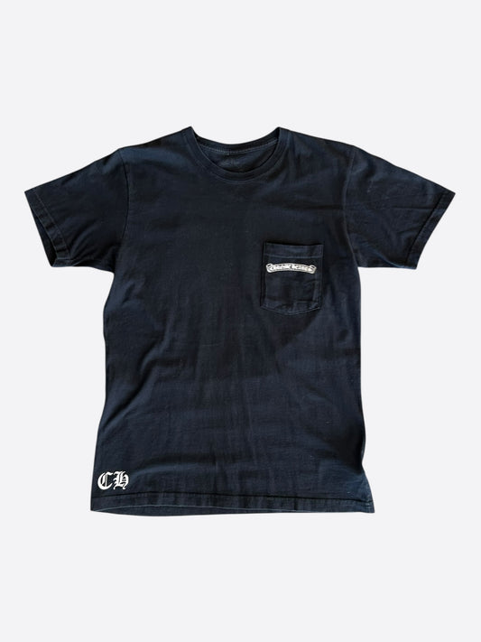 Chrome Hearts Black & White Jumbo Floral Cross T-Shirt