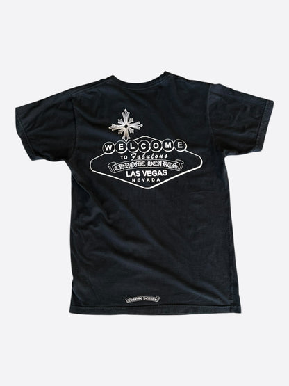 Chrome Hearts Black & White Welcome To Las Vegas T-Shirt