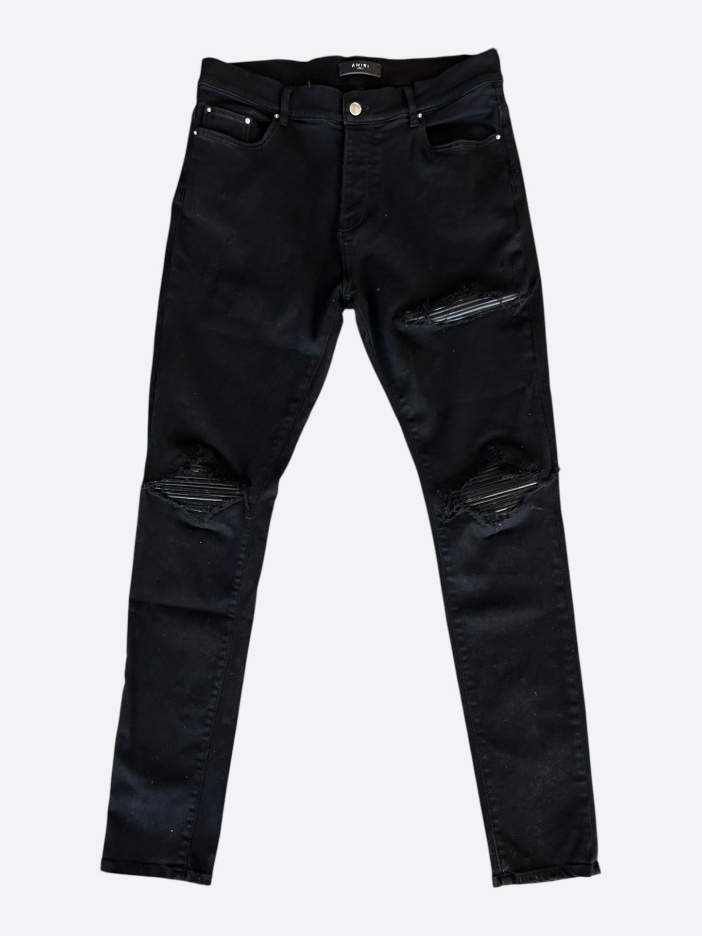 Amiri Black Patch MX1 Jeans