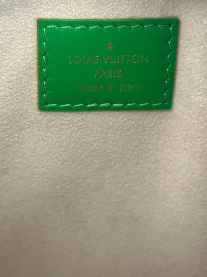 Louis Vuitton Green & White Monogram Coussins PM