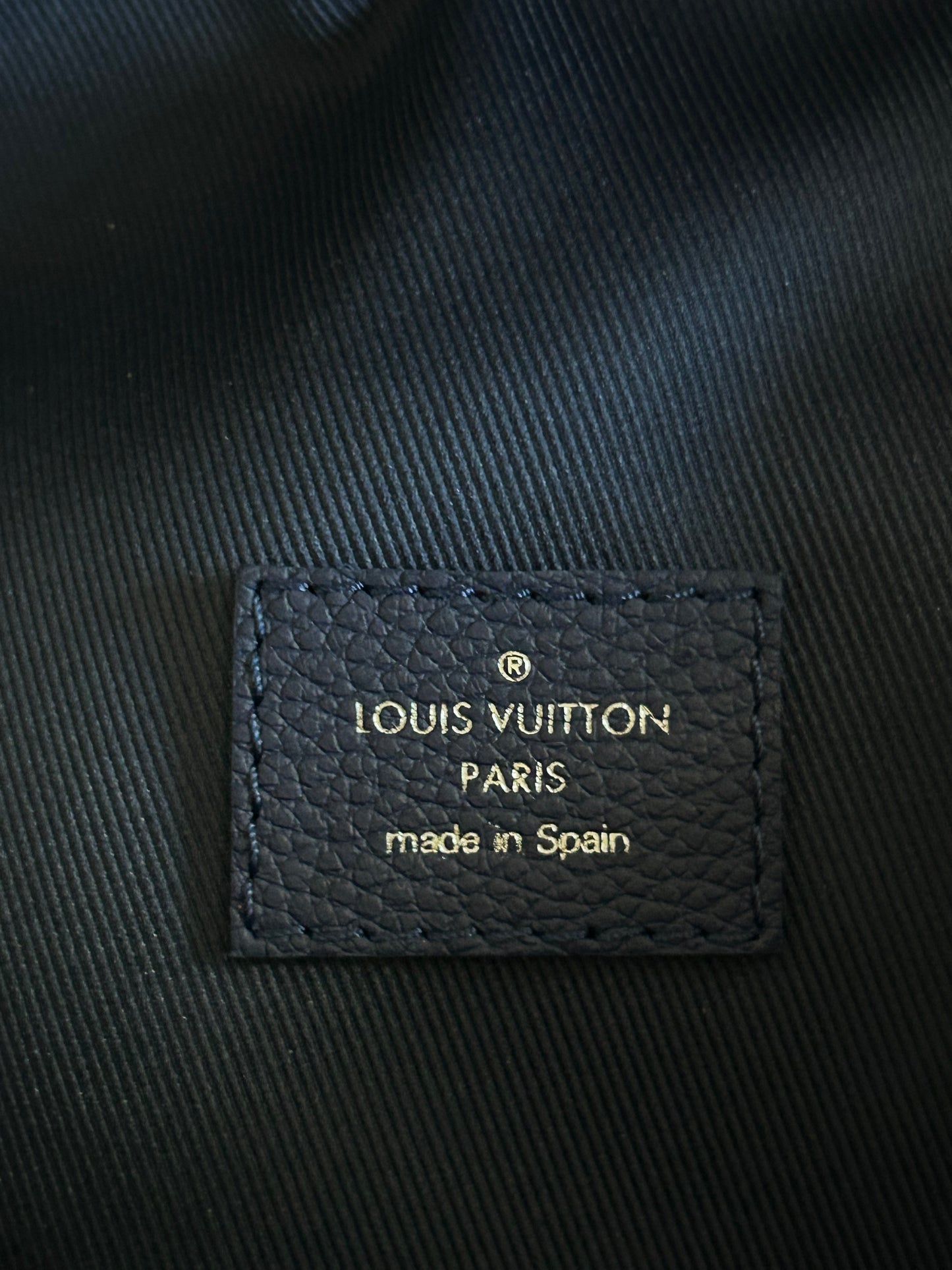 Louis Vuitton Navy & White Upside Down Monogram Danube