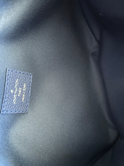 Louis Vuitton Blue Bleached Bandana Monogram Bumbag