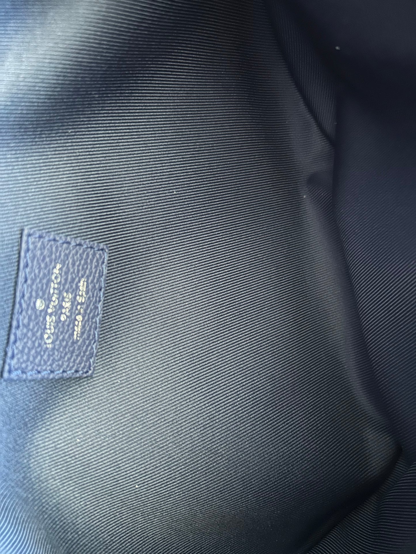 Louis Vuitton Navy & White Upside Down Monogram Danube