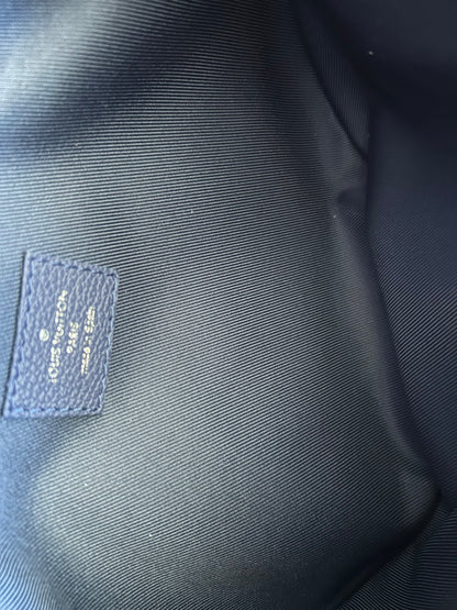 Louis Vuitton Navy & White Upside Down Monogram Danube