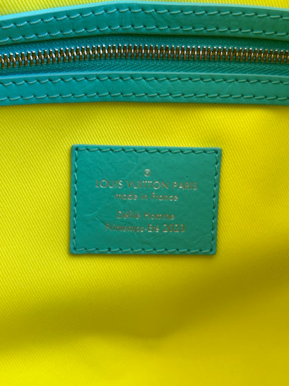 Louis Vuitton Yellow & Blue Monogram Keepall 50