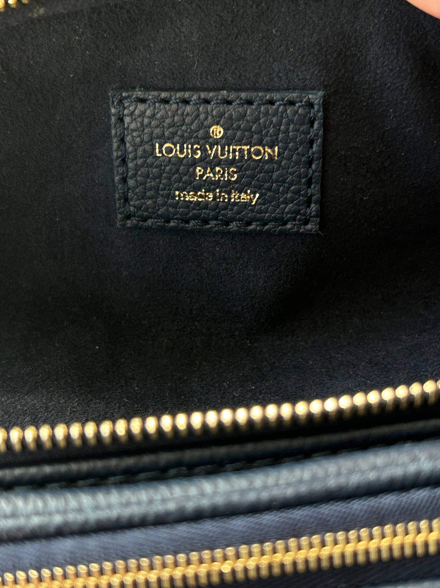 Louis Vuitton Black & Beige Monogram Empriente Mini Bumbag