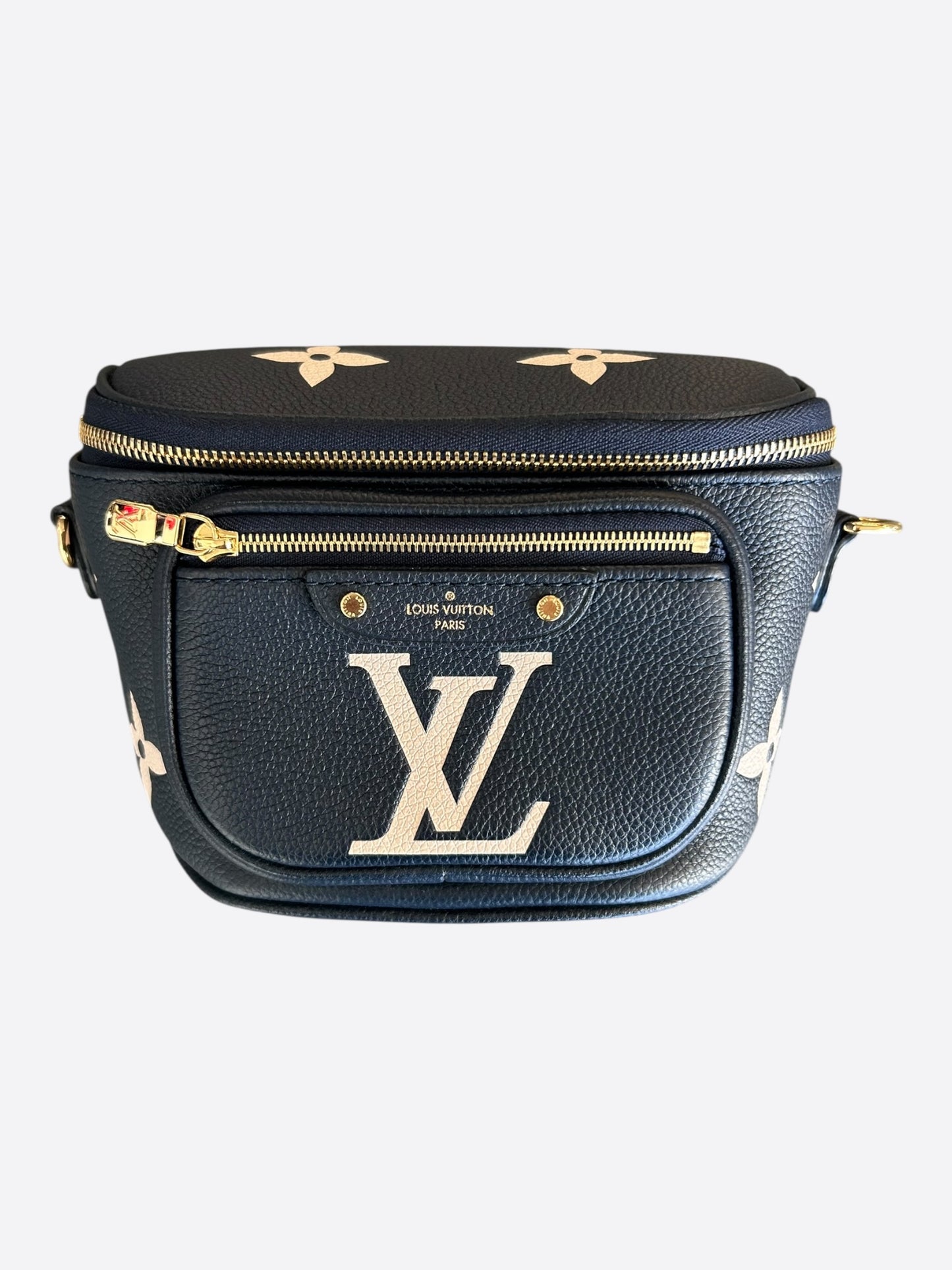 Louis Vuitton Black & Beige Monogram Empriente Mini Bumbag