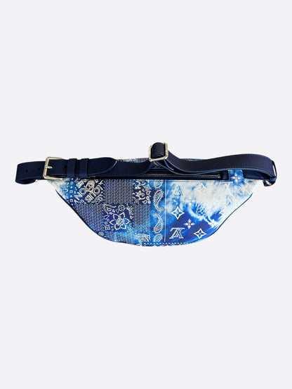 Louis Vuitton Blue Bleached Bandana Monogram Bumbag