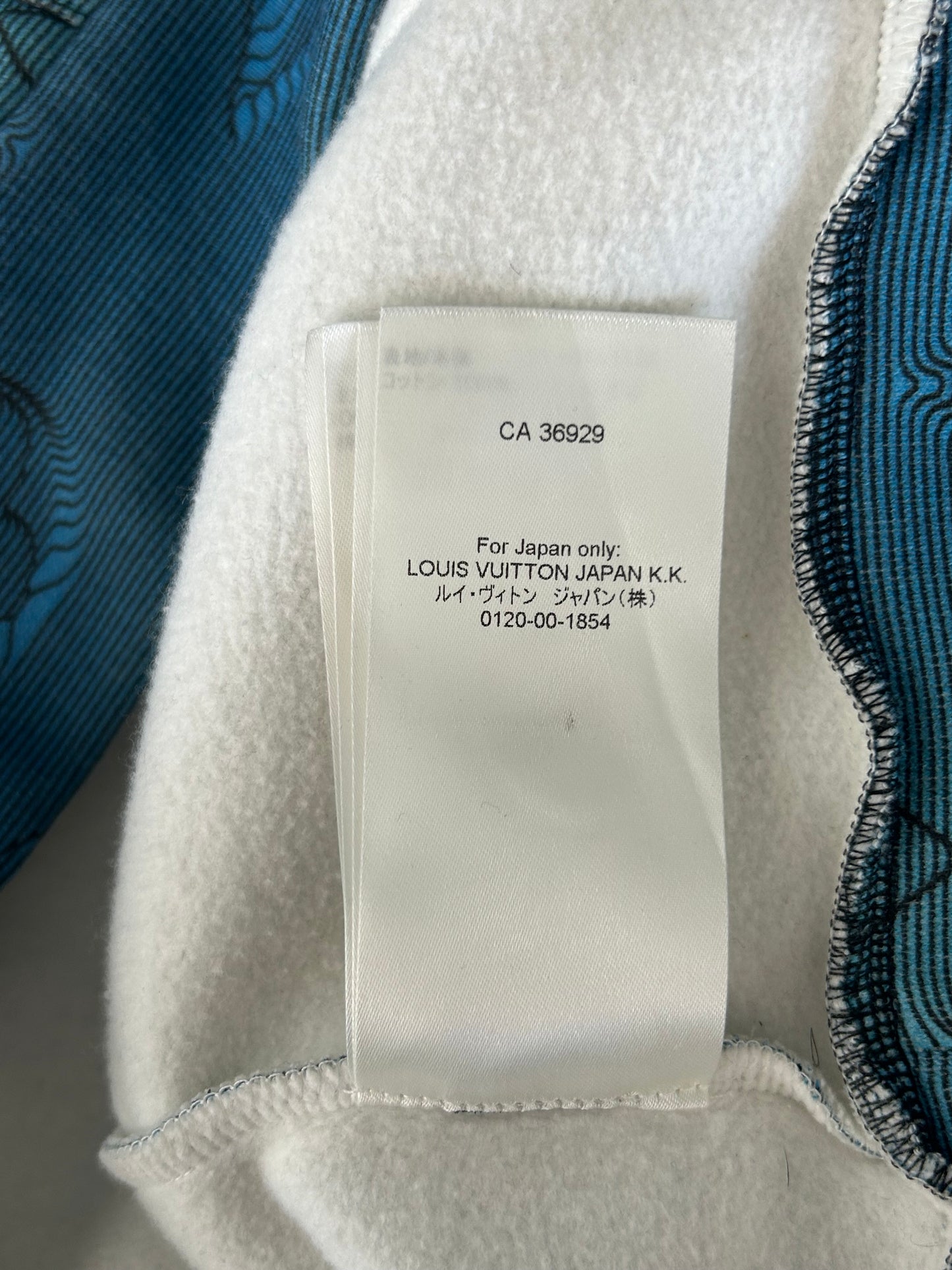 Louis Vuitton Blue 2054 Monogram Hoodie