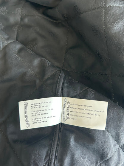 Chrome Hearts Grey Quilted Button Up Jacket