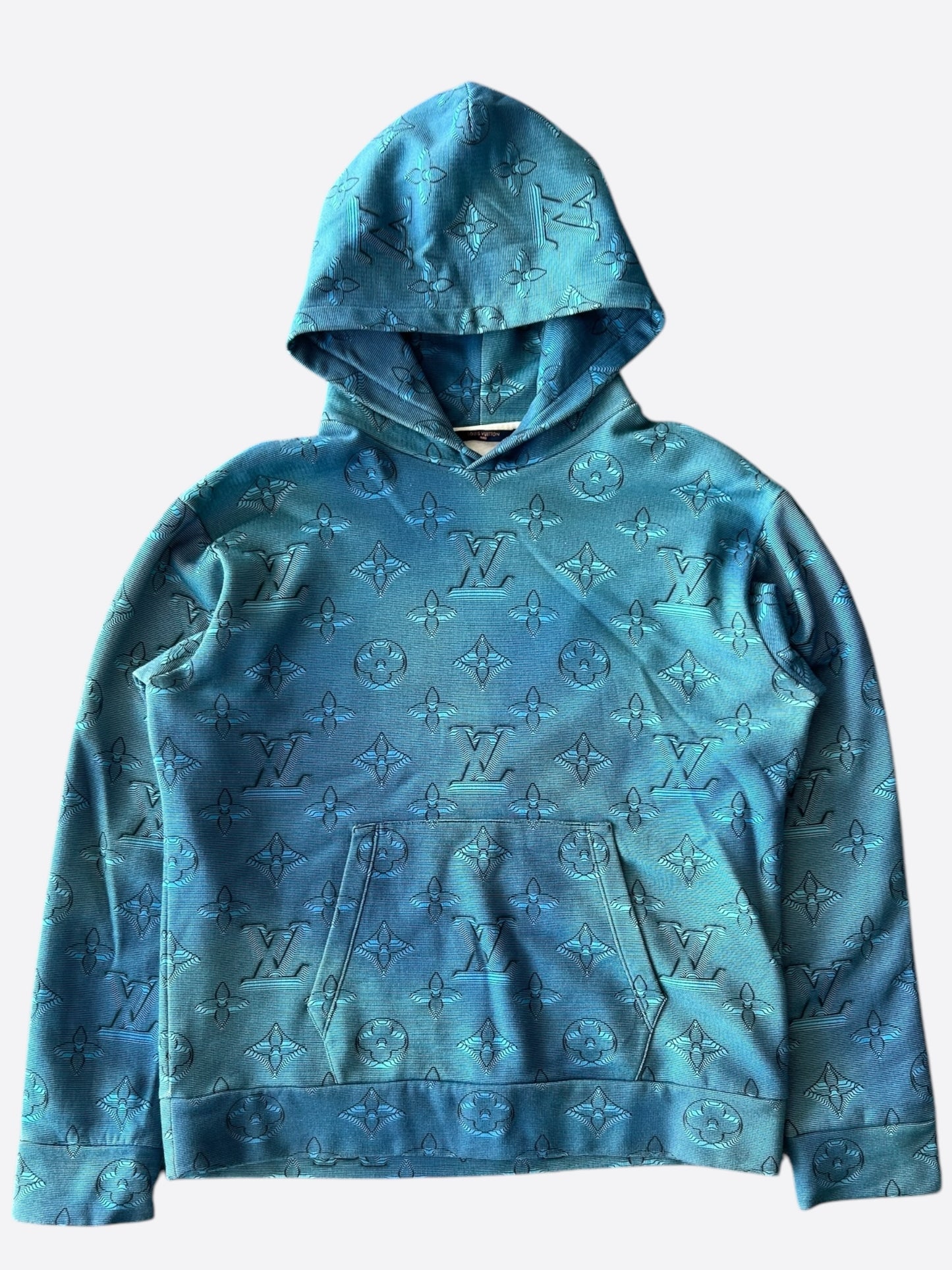 Louis Vuitton Blue 2054 Monogram Hoodie