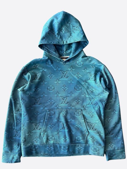 Louis Vuitton Blue 2054 Monogram Hoodie