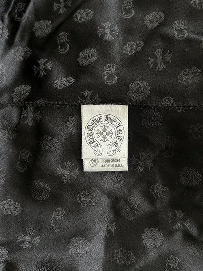Chrome Hearts Black Parka Puffer Jacket
