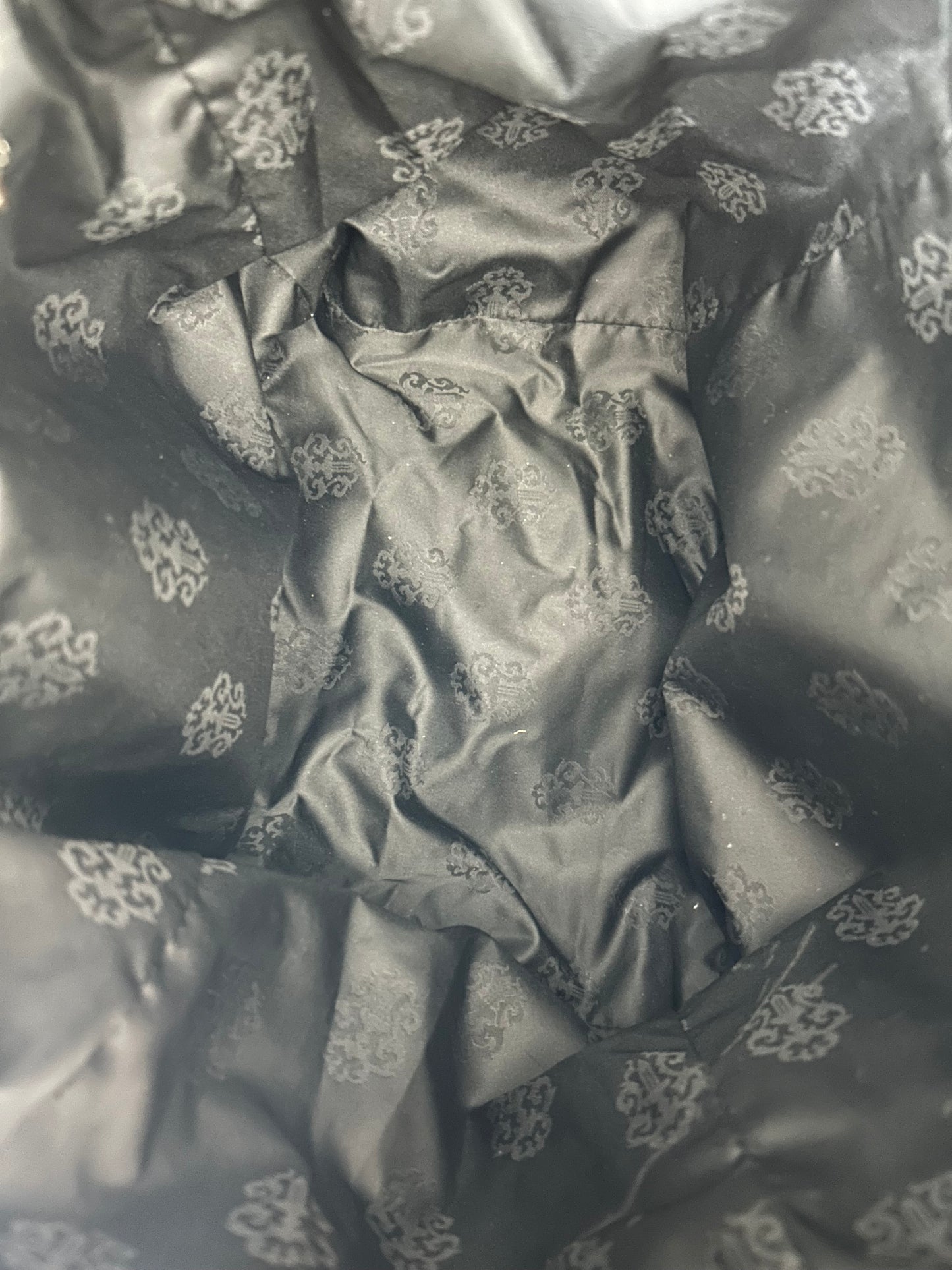 Chrome Hearts Black Dirty Knees Chiffon Dagger Bag