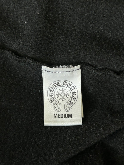 Chrome Hearts Black Triple Cross Logo Hoodie
