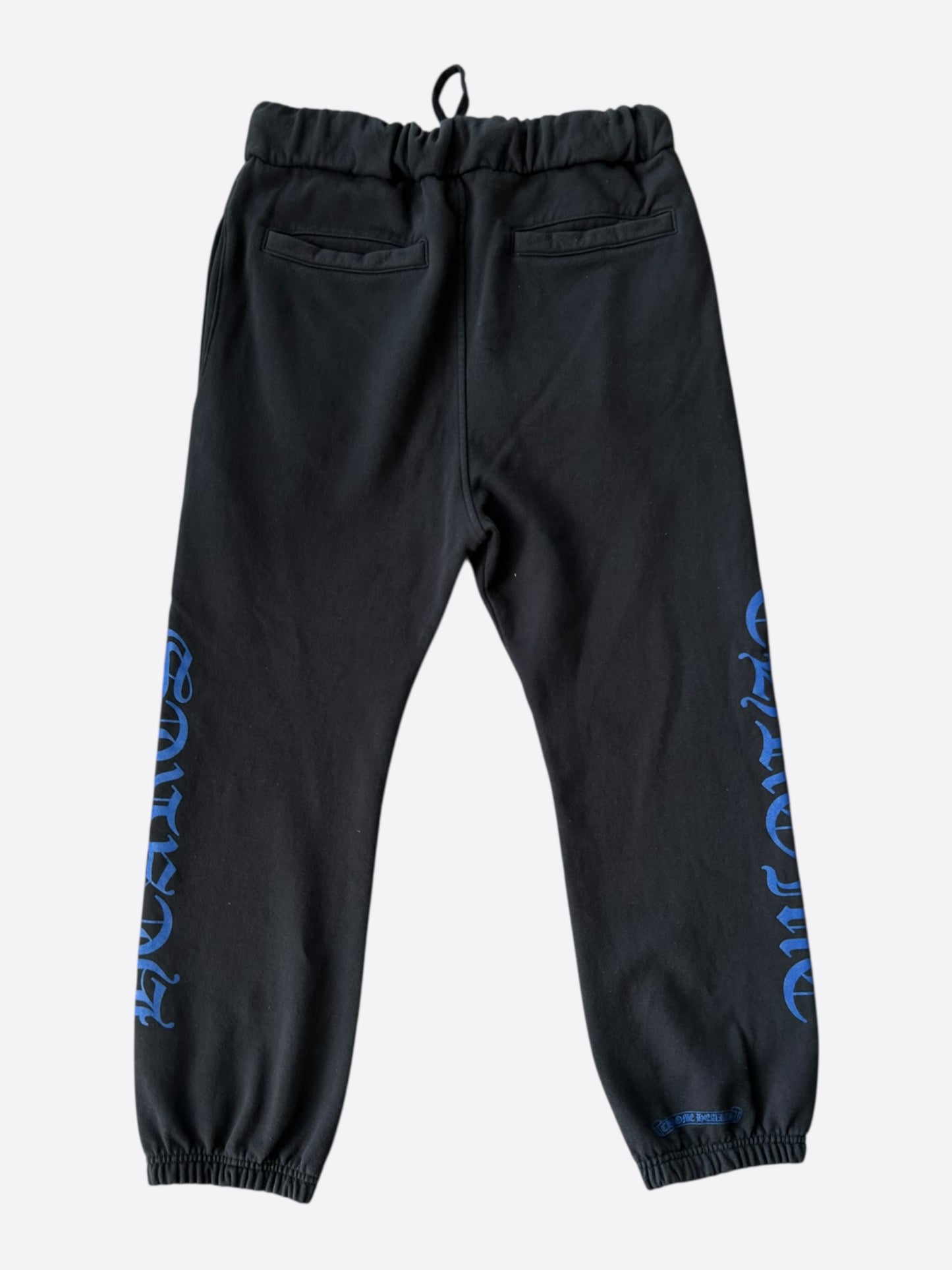 Chrome Hearts Black & Blue Logo Sweatpants