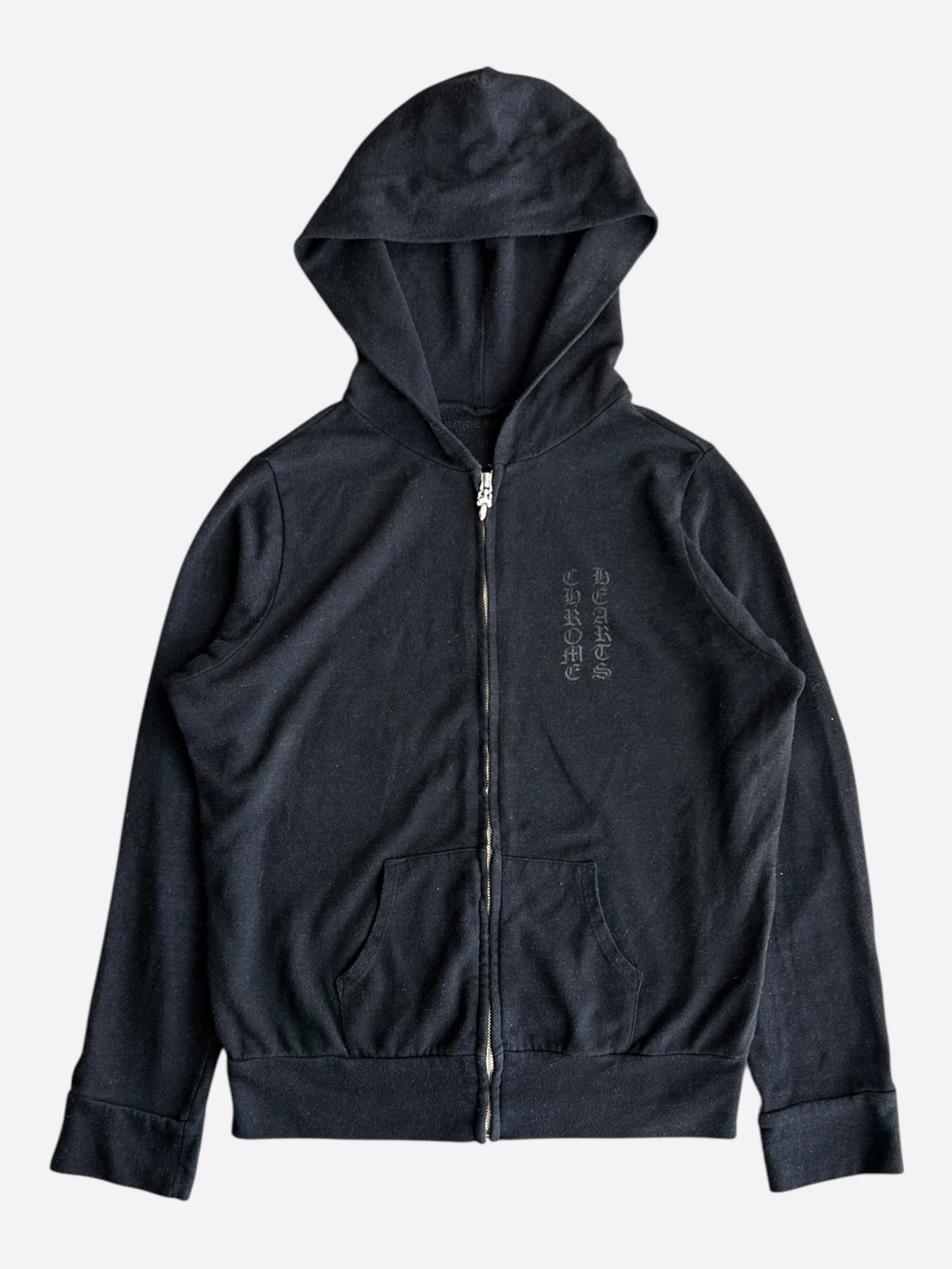 Chrome Hearts Black Triple Cross Logo Hoodie