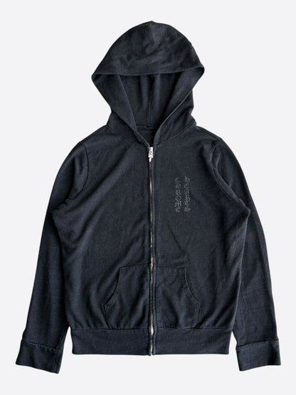 Chrome Hearts Black Triple Cross Logo Hoodie