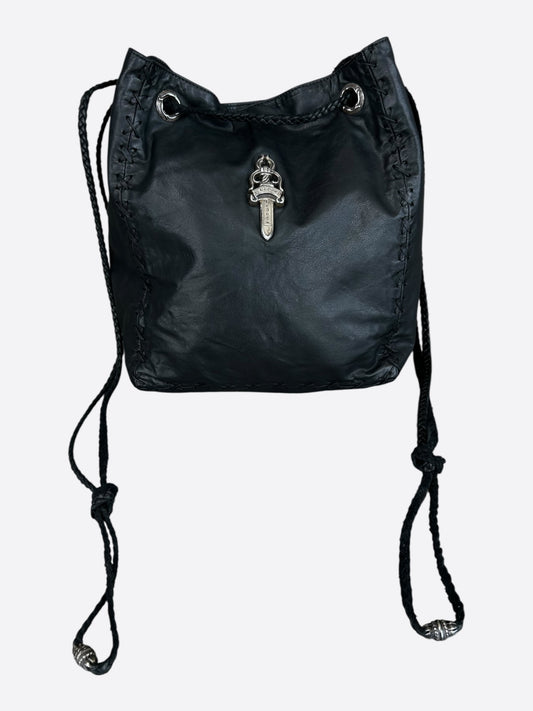 Chrome Hearts Black Dirty Knees Chiffon Dagger Bag