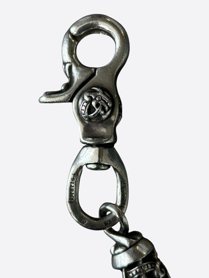 Chrome Hearts Silver Celtic Roller Wallet Chain