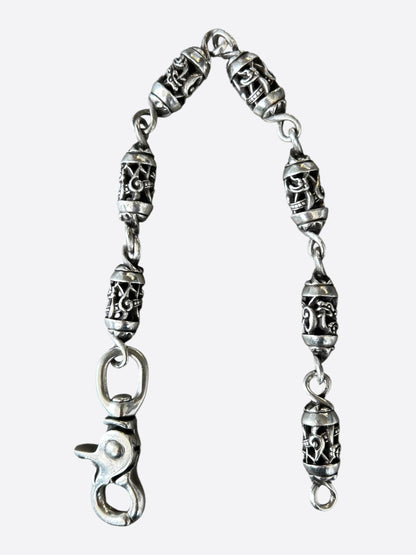 Chrome Hearts Silver Celtic Roller Wallet Chain