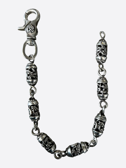Chrome Hearts Silver Celtic Roller Wallet Chain