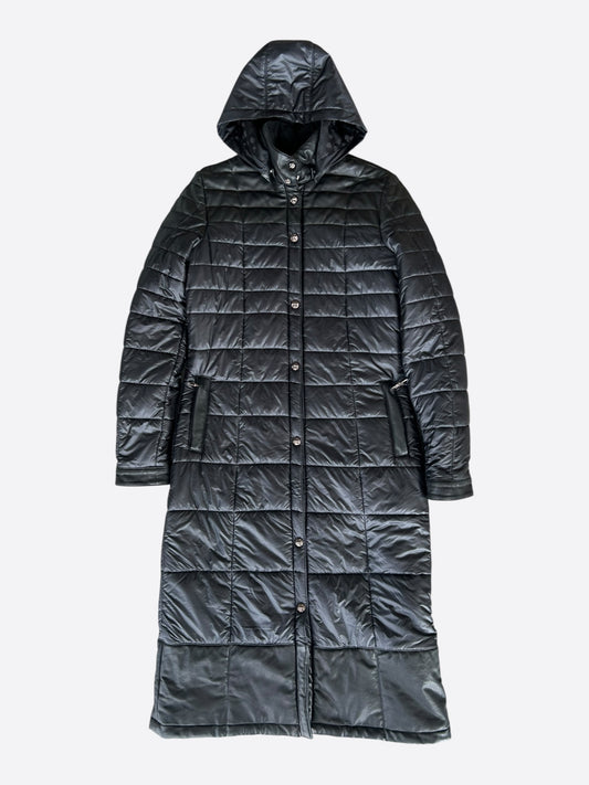 Chrome Hearts Black Parka Puffer Jacket