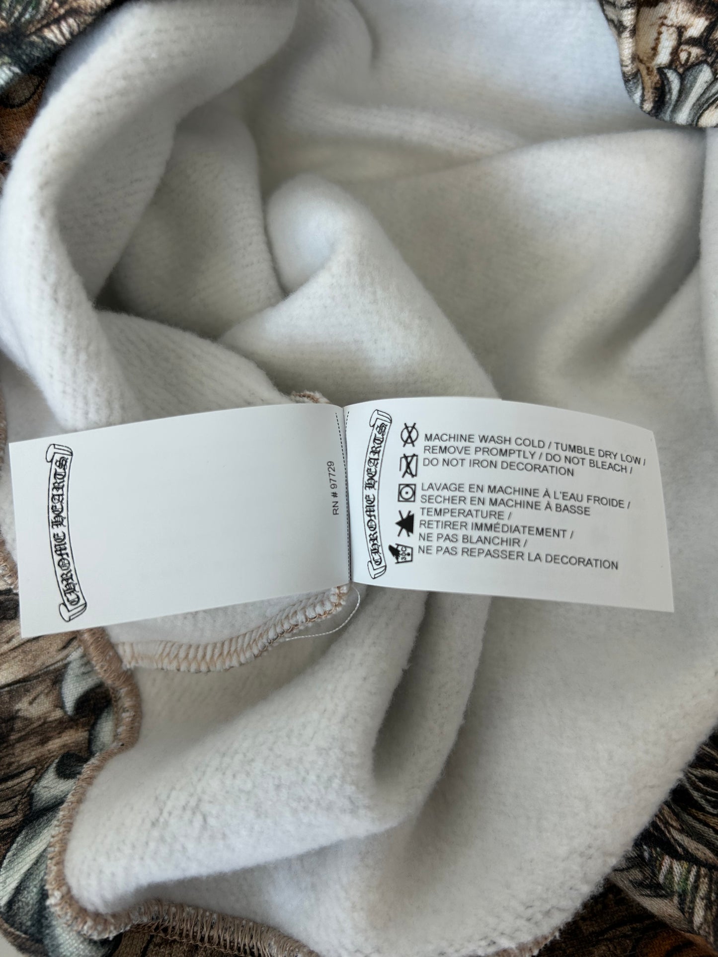 Chrome Hearts Nike NOCTA Camouflage Horseshoe Logo Sweater